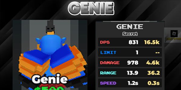 Pixel TD Genie (Buff Unit)