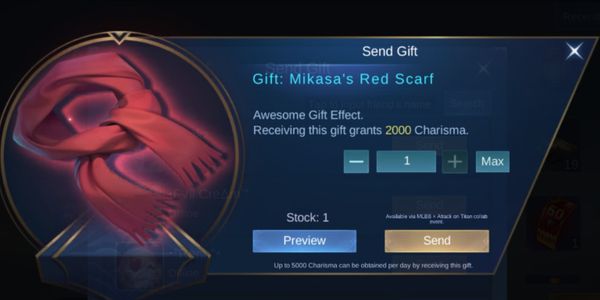 Mikasa Red Scarf (Exclusive)