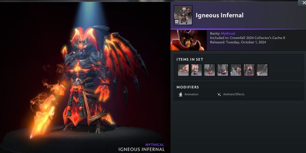 Igneous Infernal (Doom Set) Collector Cache 2024