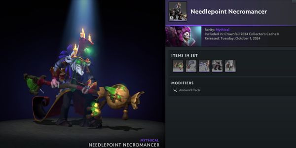 Needlepoint Necromancer (Dazzle Set) Collector Cache 2024