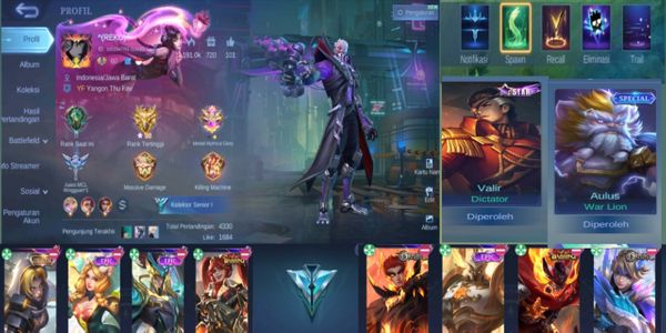 Cheap ML account gg skin (epic limit 1, 13 epic shop, claude msc)
