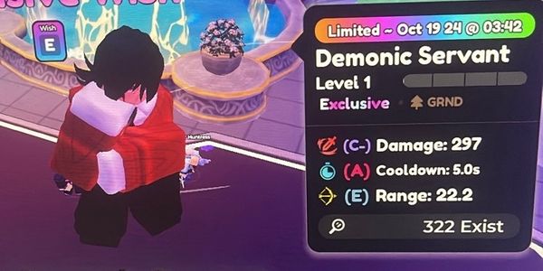 Demonic servant new exclusive unevo - Anime defenders
