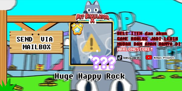 HUGE happy rock