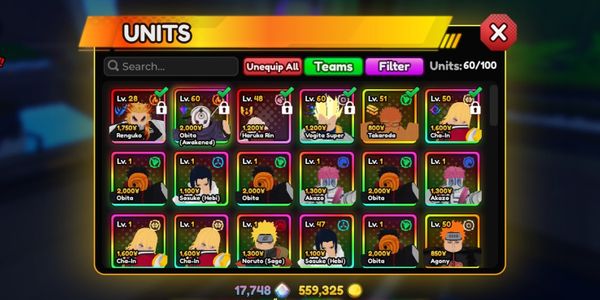 Combo rengoku obito evo monarch spek lengkap cek gambar