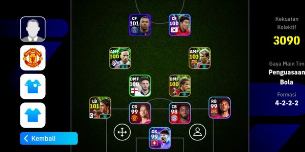 Akun Efootball siap main ada mbappe potw langka + pemain epic bagus item latihan ada banyak