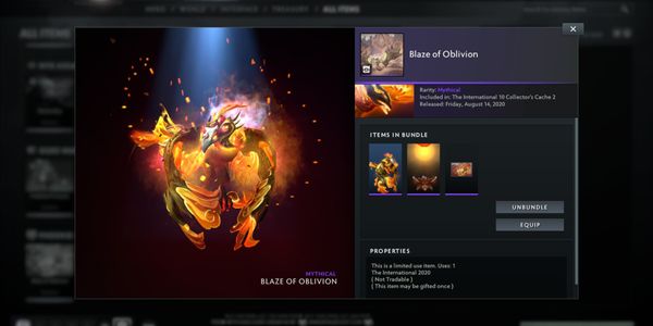 Blaze of Oblivion (Phoenix Set) TI 10 Collector Cache II