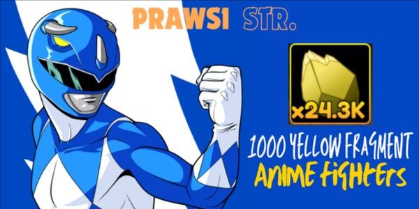 1K Yellow Fragment - Anime Fighters Simulator
