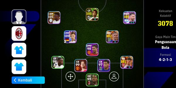 akun Efootball siap main ada showtime keren Cole Palmer dan showtime keren Ben white