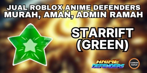 Buy Item Star Rift Green Anime Defenders Roblox 3001708 | itemku