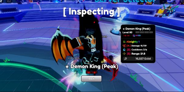 Demon King(Peak) Almighty - Anime Defenders