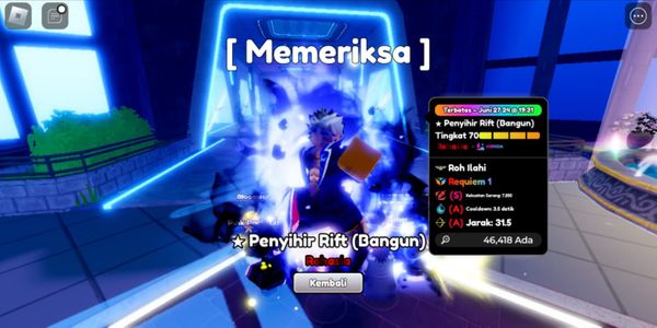 Gojo ( The Rift Sorcerer) - Requiem , SAA Stats