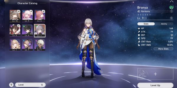 Bronya Starter Account