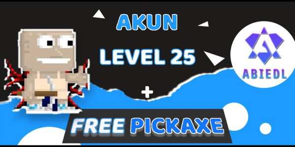 AKUN LEVEL 25 + FREE PICKAXE
