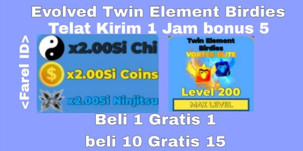 Evolved Twin Element Birdies - Ninja Legends