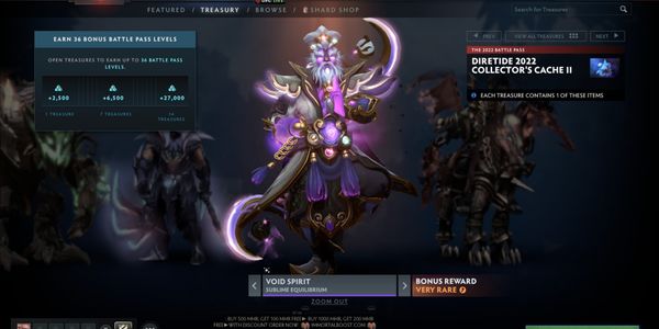 Collector's Cache Diretide Vol 2 - Sublime Equilibrium Void Spirit Very Rare