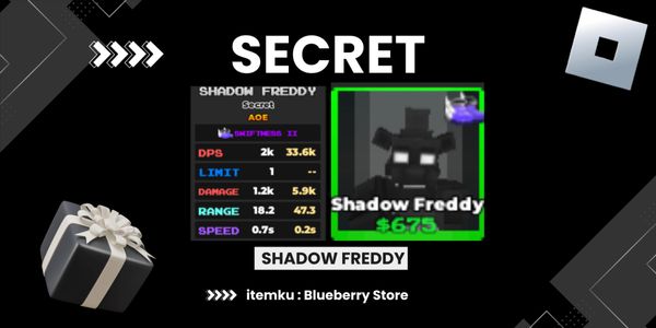 Pixel Tower Defense - Shadow Freddy ( SECRET | EVENT )