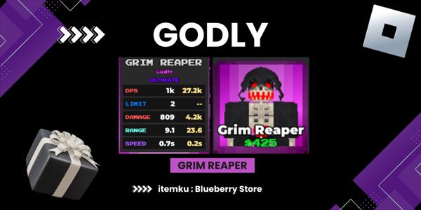 Pixel Tower Defense - Grim Reaper (Godly)