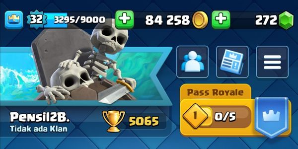 akun Clash royale Level 32 + COC Murah!!