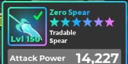 Zero Spear // World Zero