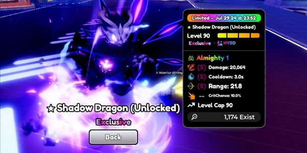 Shadow Dragon (Unlocked) Almighty | Good Stats
