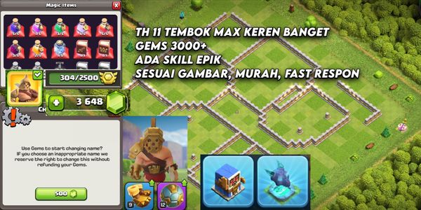 TH 11 WALL MAXã…¤EPIK SKILLã…¤COOL ã…¤CHEAP SAFE GUARANTEED