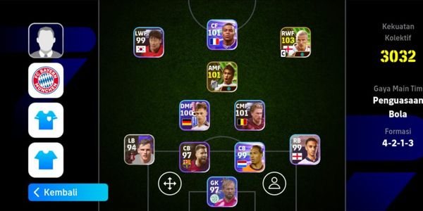akun efootball siap main ada epic David Beckham spesialis umpan silang