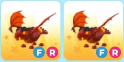 FR Lava dragon - Adopt me - czxstorezz