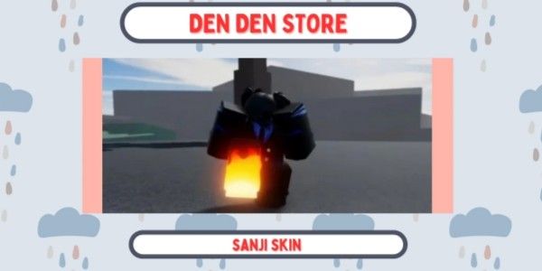 SANJI SKIN (Mero) - A Universal Time + BONUS 5 RANDOM MYTHIC SKINS