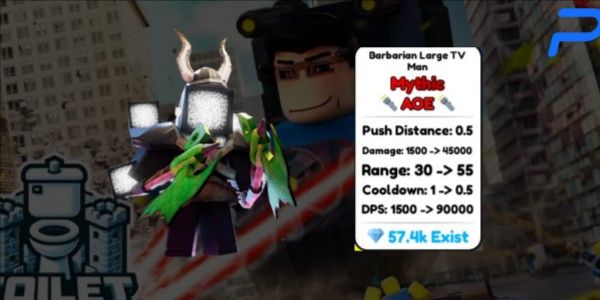 Barbarian Large TV Man