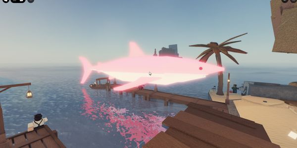 Sparkling Shiny Giant Great White Shark