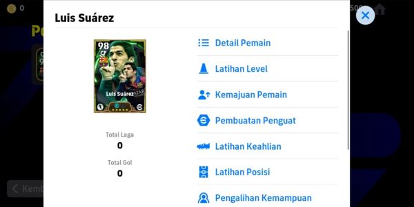akun efootball bahan build polosan epic Luis Suarez TERKUAT & TERBARU misi masih pada fresh