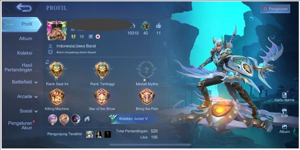 AKUN ML PROF CAKEPP WR MANTULL MURMER BERSKIN EPIC GASKENN