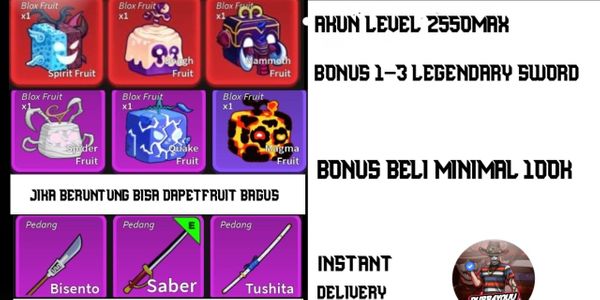 AKUN BLOK FRUIT LEVEL MAX