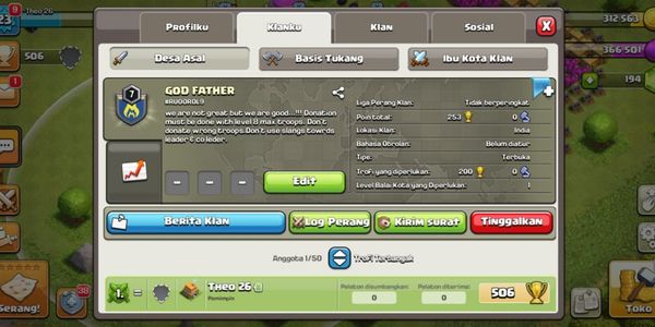 Clan Level 7 murah