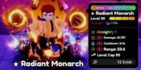 ALMIGHTY RADIANT MONARCH