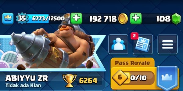 Akun Clash royale Level 35 ,murah!!