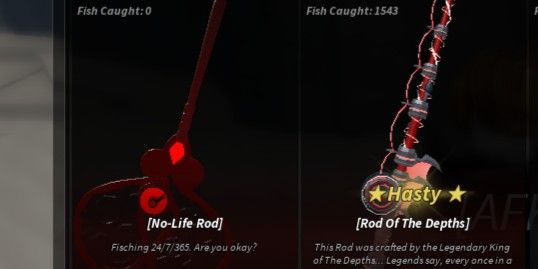 Account level 500 (Max) Money 85M (Money) No-Life Rod, Aurora Rod, Mythical Rod, Rod Of The Depth, Trident Rod Relic lots of money 85M (Plain DATA)