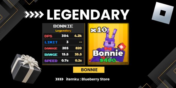 Pixel Tower Defense - Bonnie (Legendary)