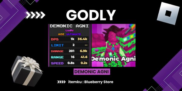 Pixel Tower Defense - Demonic Agni (Godly)