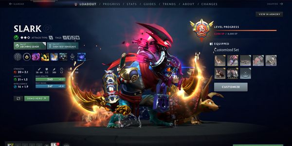 Sea Rake's Bridle (Immortal TI7 Slark)