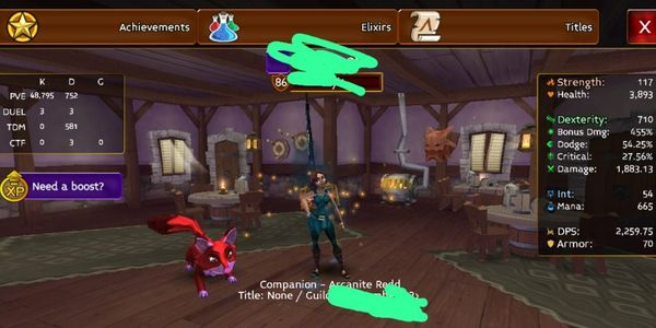 Sell 窶銀帰ccount Rogue level 86 with Arcanite Redd