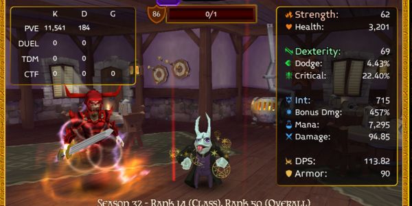 Sell 窶銀帰ccount Mage level 86 with Heroic Samael