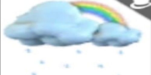 RAIN CLOUD HAT - ADOPT ME