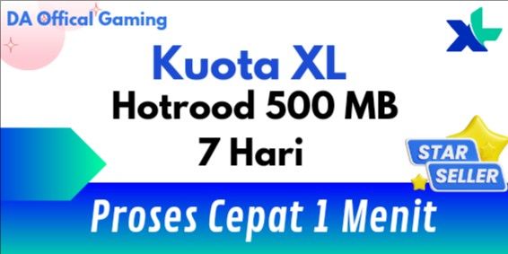 Hotrod Baru Mingguan 500MB (7 Hari)