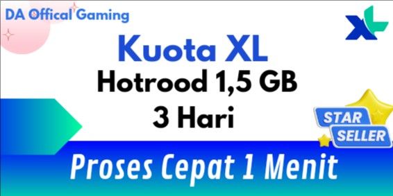 Hotrod Baru Harian 1.5 GB (3 Hari)