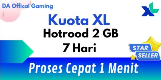 Hotrod Baru Mingguan 2 GB (7 Hari)