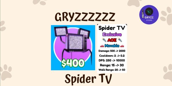 ( Exclusive ) Spider TV - Toilet Tower Defense