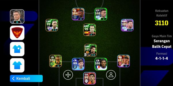 Akun mbappe showtime+pack england manager booster d stoikov