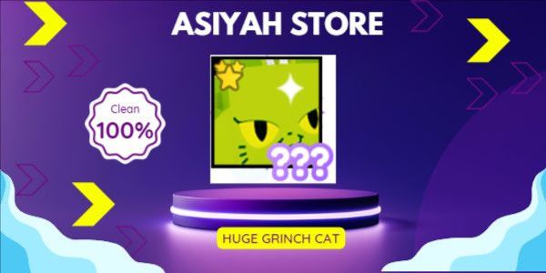 Huge Grinch Cat