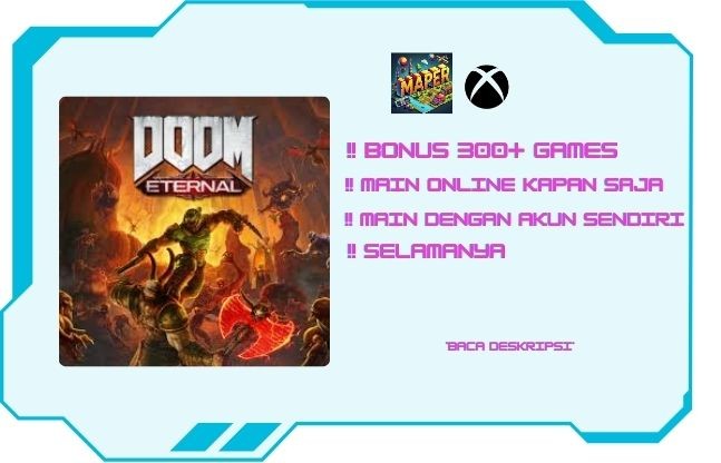 DOOM Eternal + 300 GAME BERBAYAR SELAMANYA | Microsoft Account | FULL ACCESS